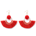 Wholesale Pom Tassel Earrings For Women Jewellery